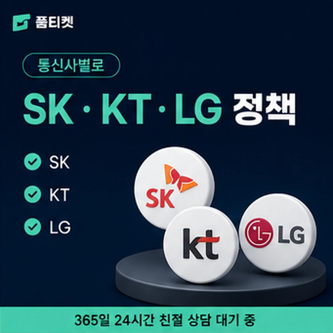 품티켓 SKT 소액결제 한도 현금화 납부 뒤 확인되는 때 안내 배너